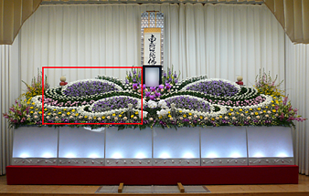 綜合ユニコム 生花祭壇設営技術向上講座 一体感で見せる パーツの組合せ