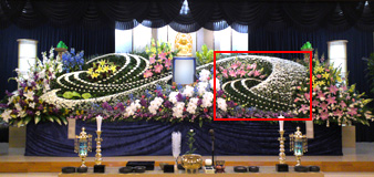 綜合ユニコム 生花祭壇設営技術向上講座 菊類の立体表現技法とグラデーションライン